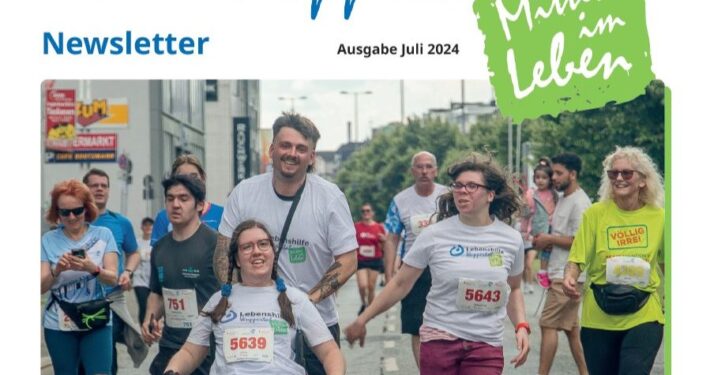 Newsletter Lebenshilfe Wuppertal Ausgabe Juli 2024